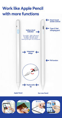 Stilo di plastica Pen Bulk Wholesale 140mA del touchpad di Apple Android