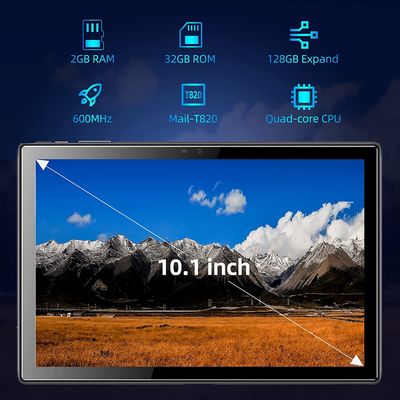 Taccuino Android 11 del cuscinetto di 32GB ROM Quad Core Ultrabook Touchscreen Smart a 10,1 pollici