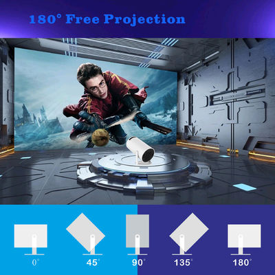 Proiettore intelligente Proiettore per home theater 1080P con temperatura di colore 8000K ± 1000K